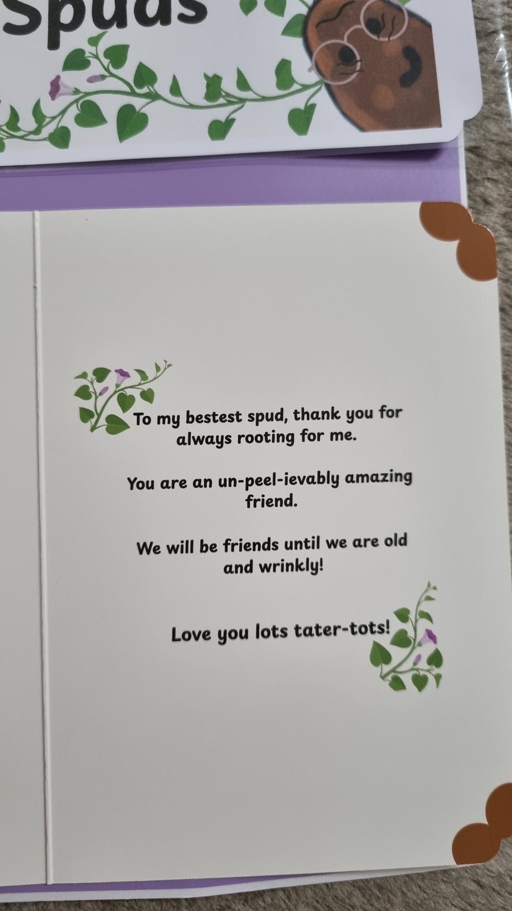 Best Spuds Greeting Card Gift Set