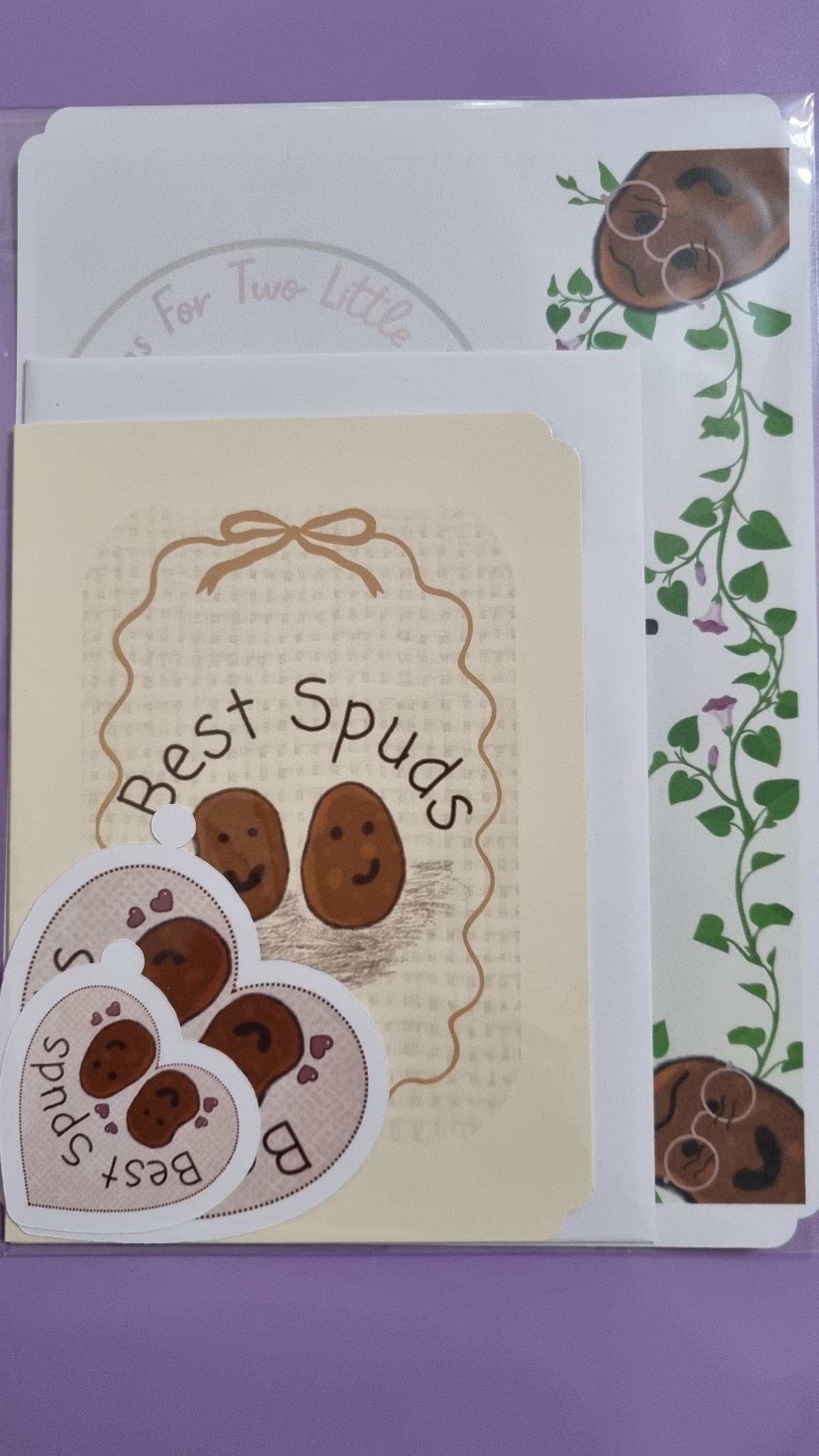 Best Spuds Greeting Card Gift Set
