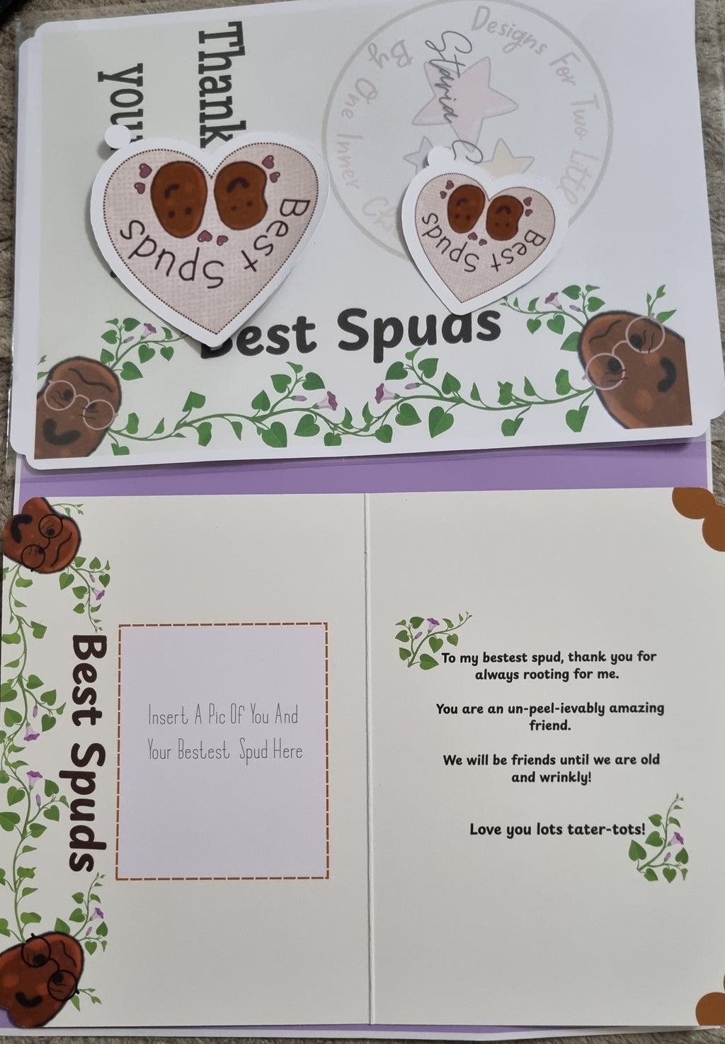 Best Spuds Greeting Card Gift Set