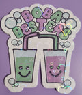 Boba BesTeas Holographic Stickers